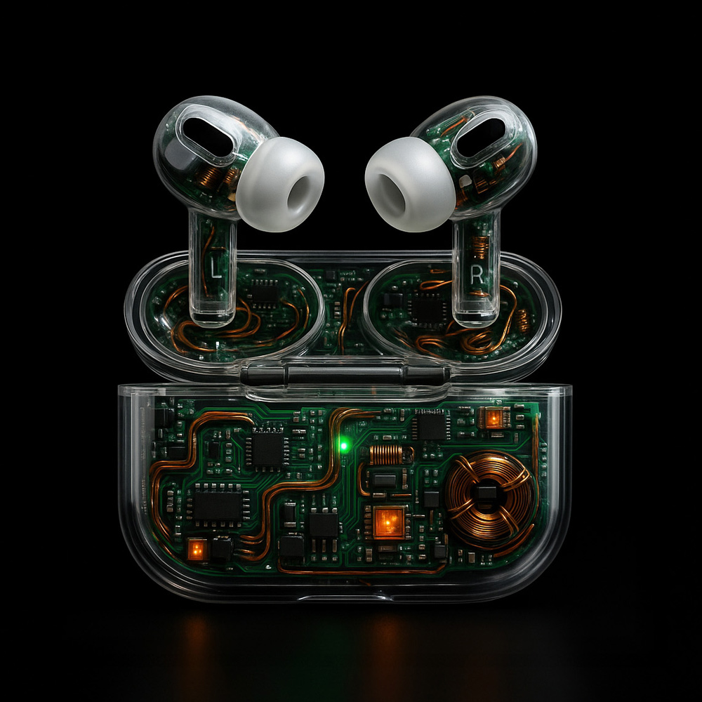 Circuit boards in acrylic resin